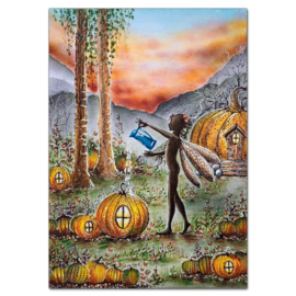 LAV824 Pumpkin Pad Stamp
