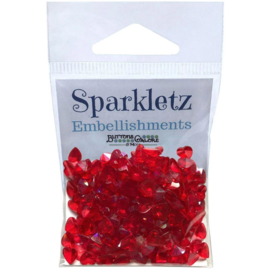 Embellishment Pack Red Hearts