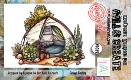 #1089 - A6 Stamp Set - Camp Cactus