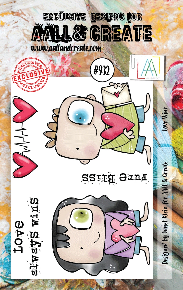 #0932 Love Wins A7 Stamp Set