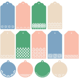 Essentials Die Set Classic Tags With Fillable Elements