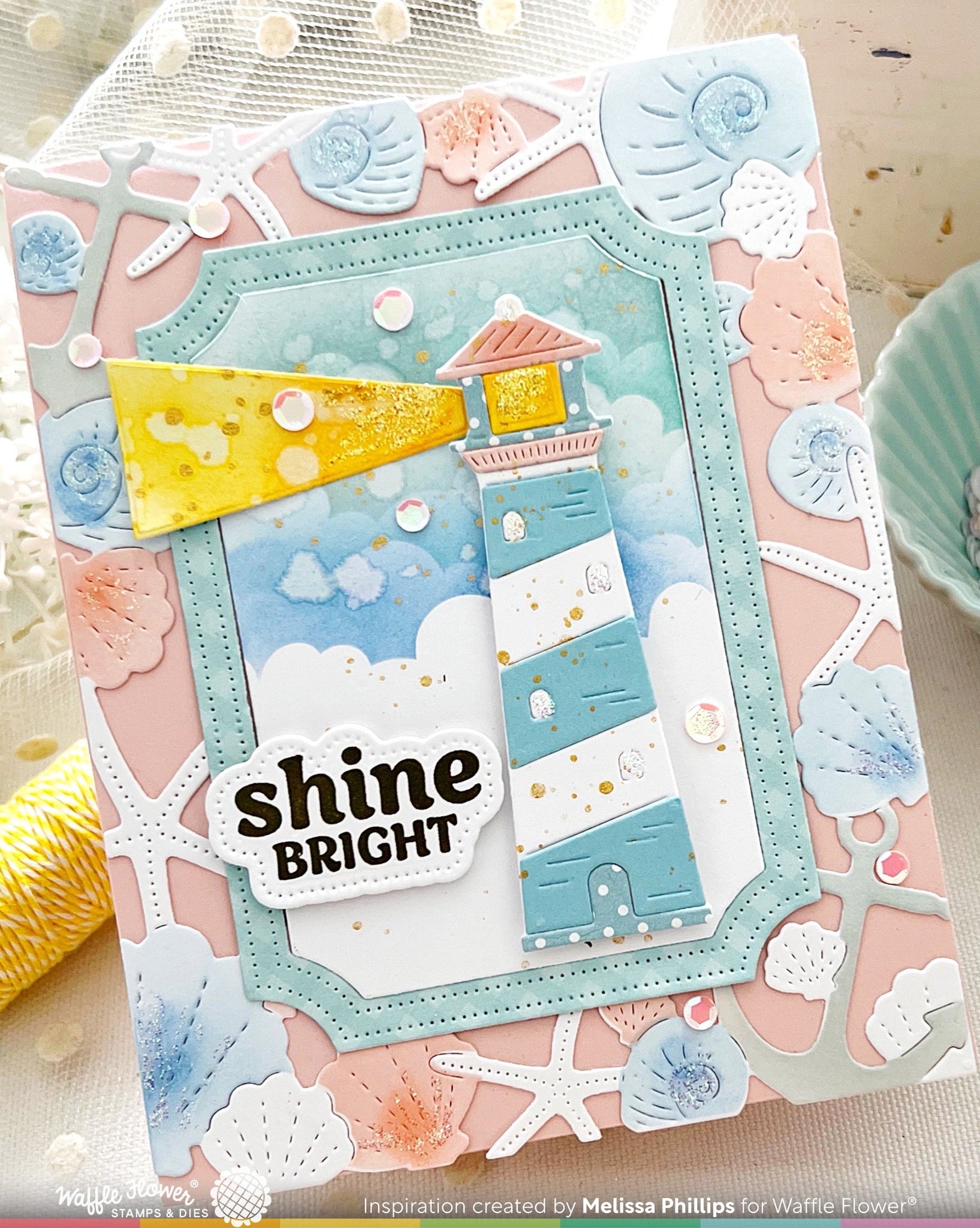 Coastal Greetings Piercing Matching Die