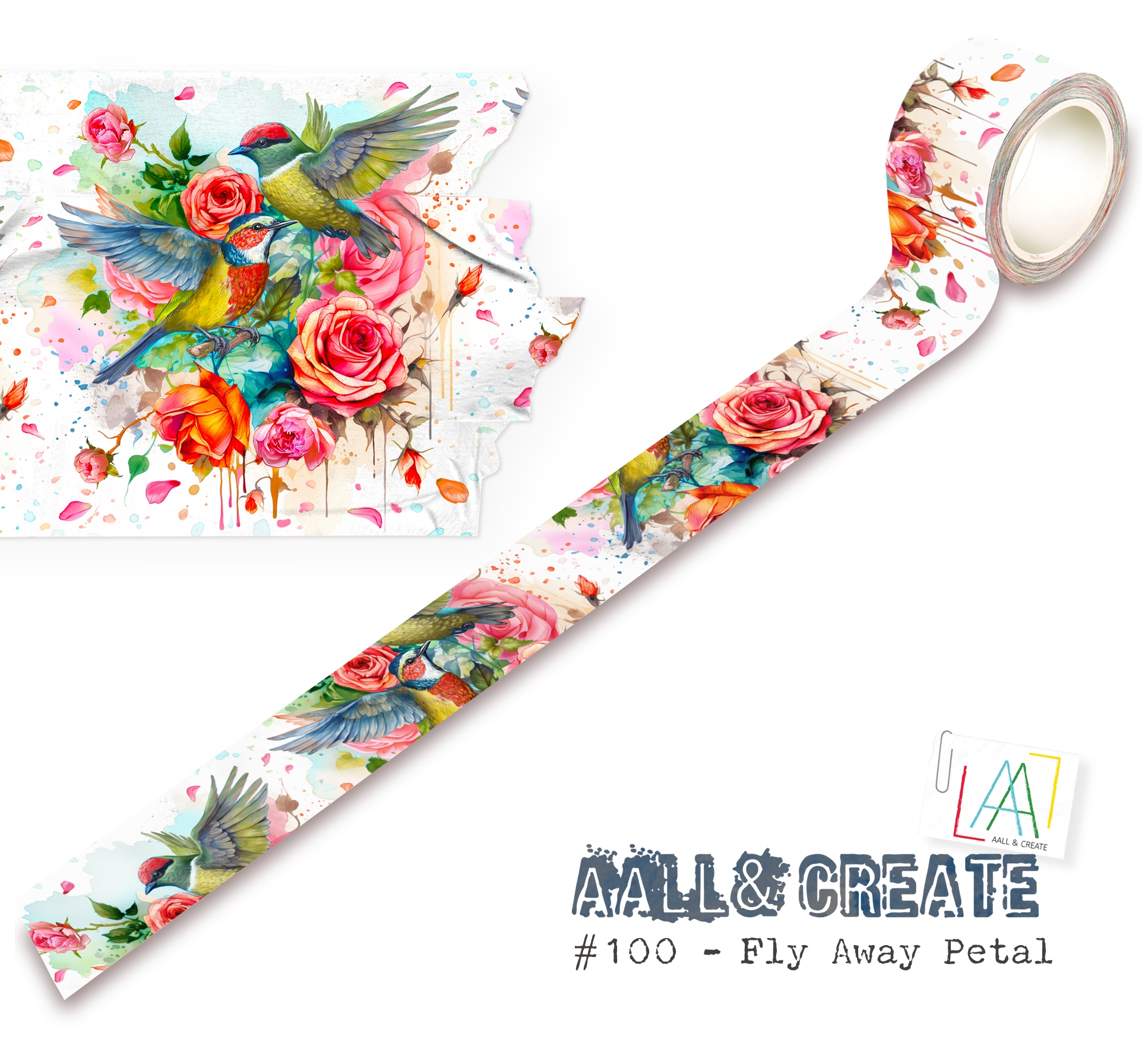 #100 Fly Away Petal (Layer-It-Up!) Washi Tape