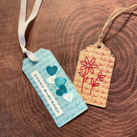 I Love You Background Stamp