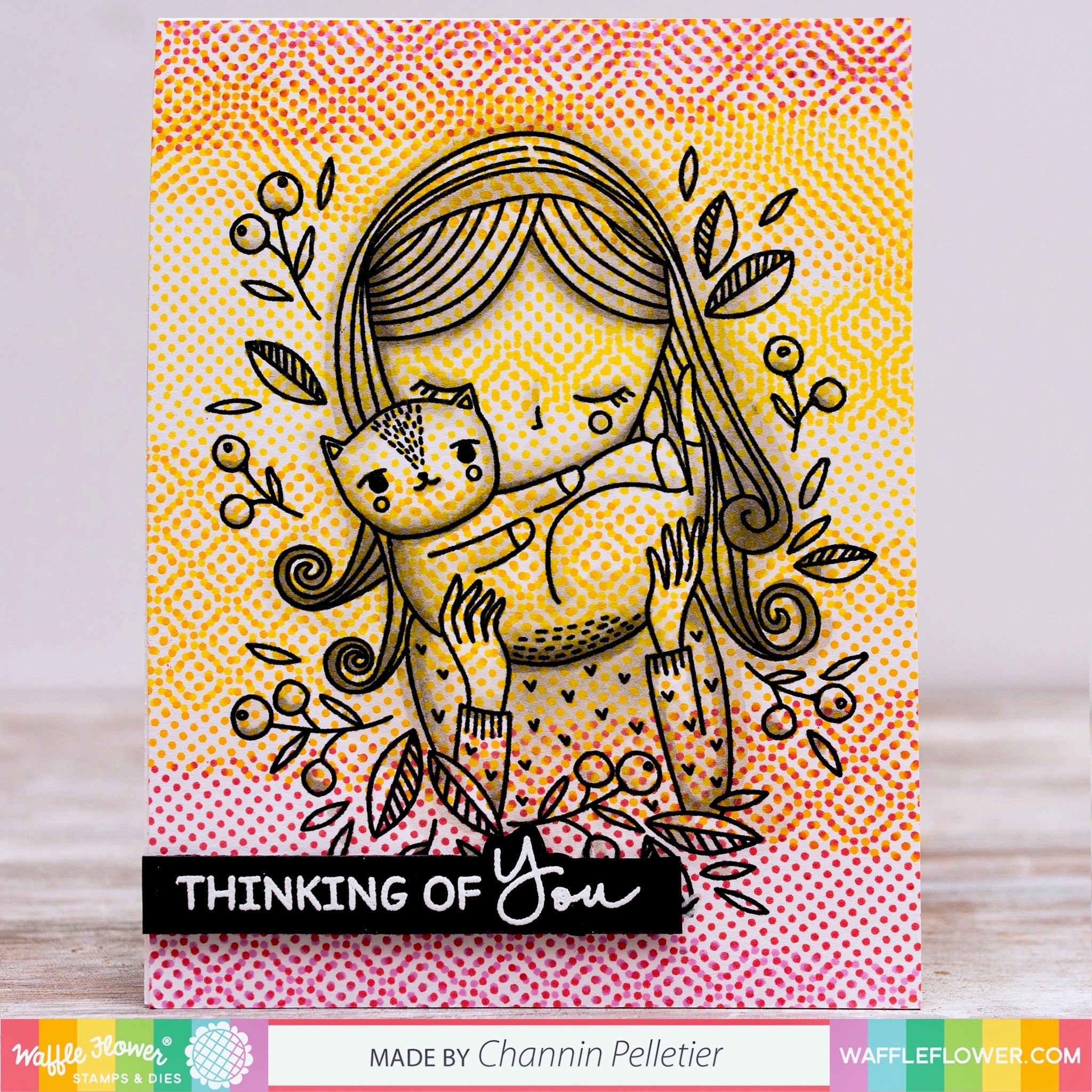 Halftone Background Stamp Set