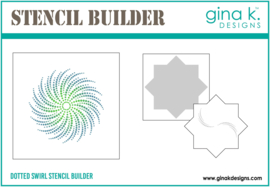 Dotted Swirl Stencil Builder Stencil