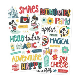 Say Cheese Happiest Place Foam Stickers