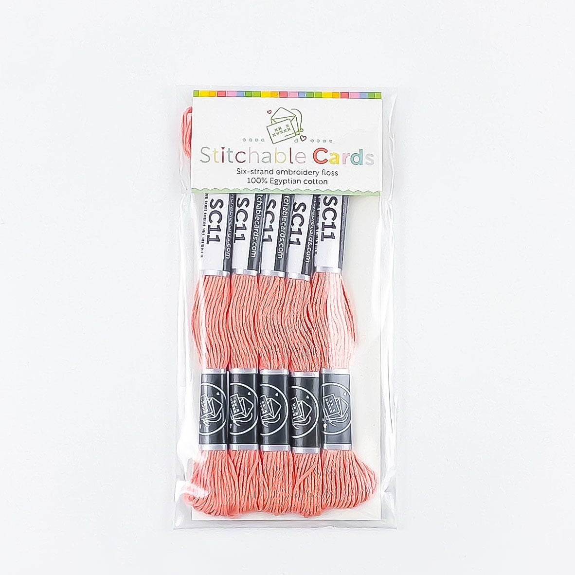 SC11 Embroidery Floss - Light Salmon 5/pk