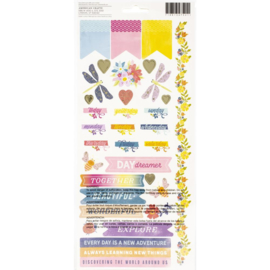Wonders Cardstock Stickers Accents & Phrases