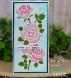 Rose Mini Slimline Plate Die