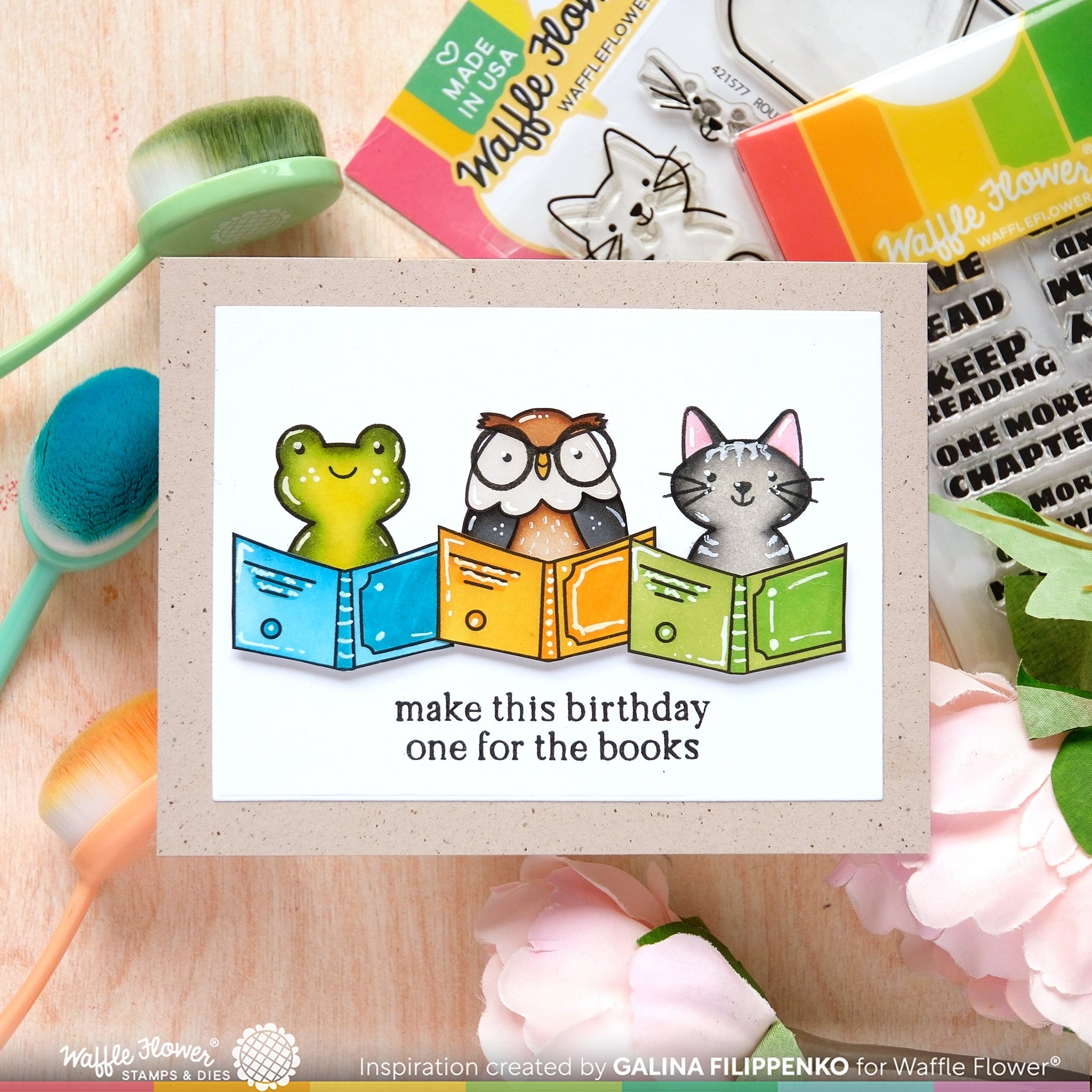 Round Critter Bookmark Stencil
