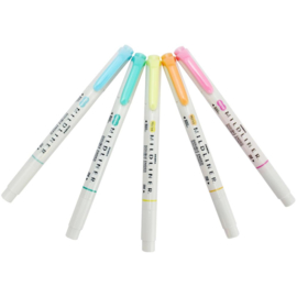 Mildliner Double Ended Marker Bold & Fine Point Fluorescent