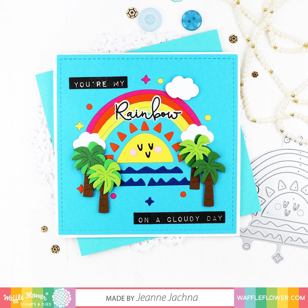 Labelmaker Rainbows Matching Die