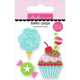 My Candy Girl Bella-Pops 3D Stickers Sugar! Sugar!