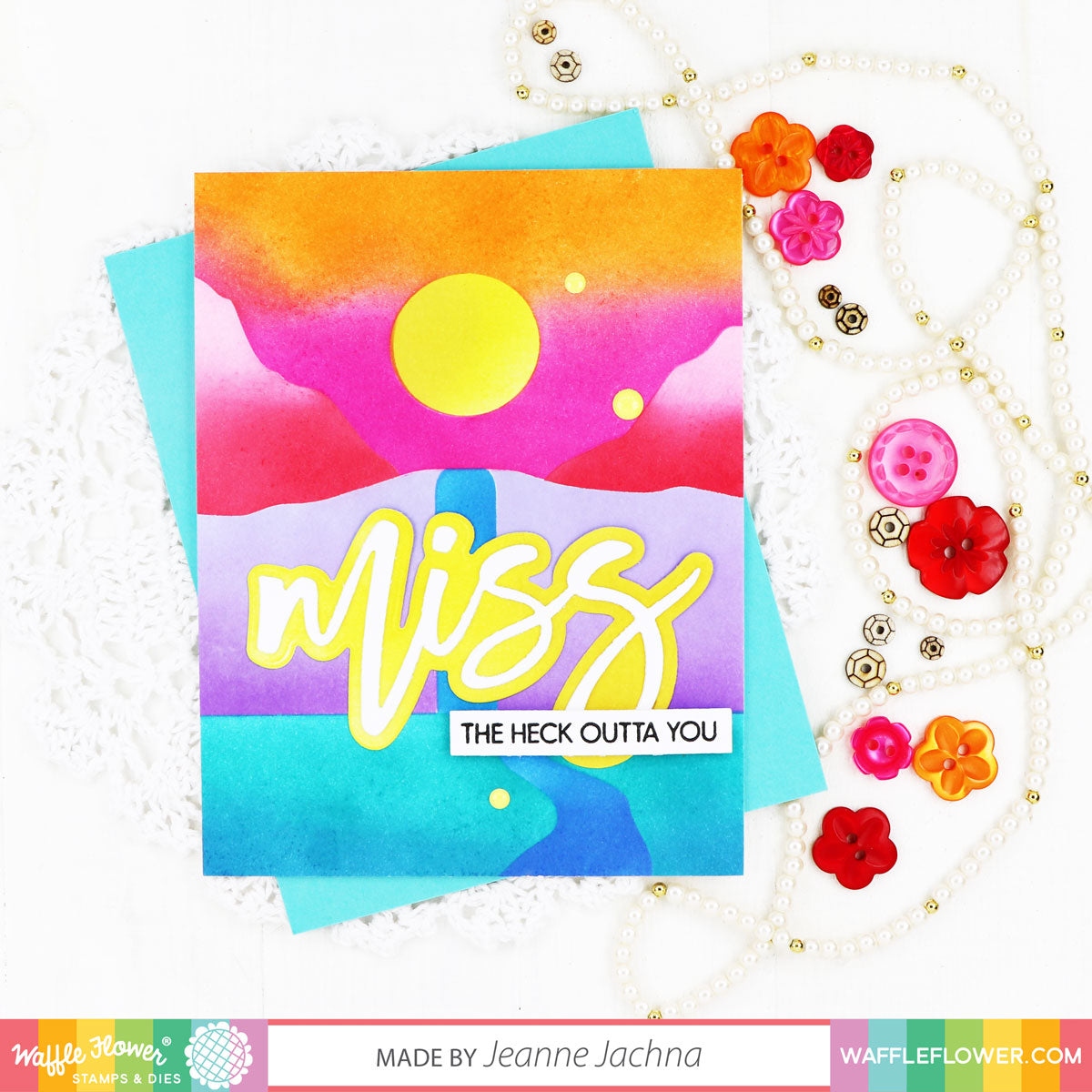 Oversized Miss Word Die