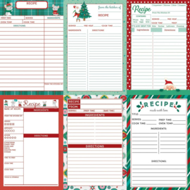 Recipe Cards Not A Creature Was Stirring -Verticle