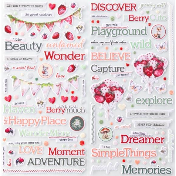 Nature's Haven Puffy Stickers