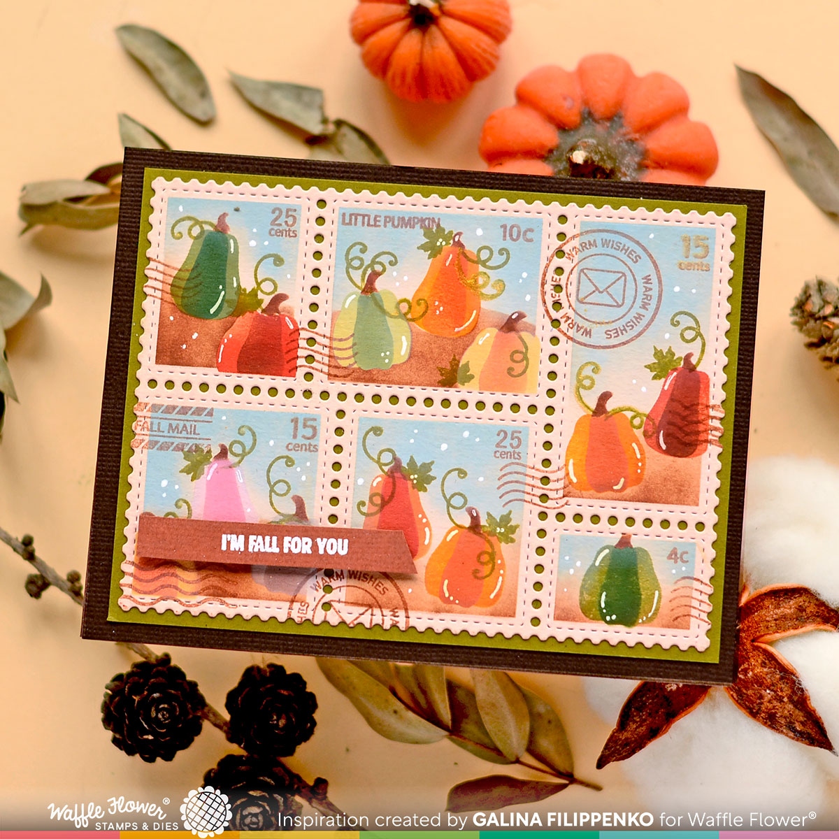 Postage Collage Fall Stamp Set