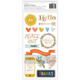 Reaching Out Thickers Stickers Phrase