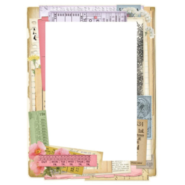 Meadow Flowers Chipboard Frames