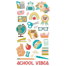 Book Fair Chipboard Stickers