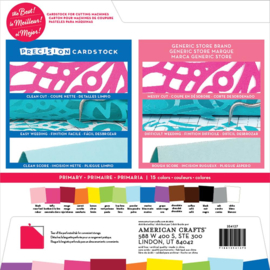 Precision Cardstock Pack Primary/Textured