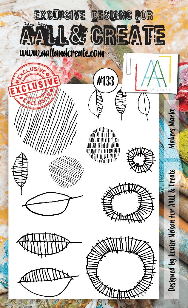 #0133 Maker's Marks A6 Clear Stamp Set