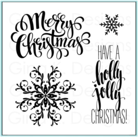 Holly Jolly MINI Stamps
