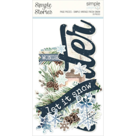 Fresh Snow Simple Pages Page Pieces