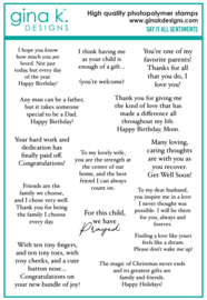 Say it all Sentiments Stamps