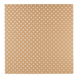 Patterned single-sided white 3D dot