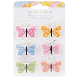 Garden Shoppe Butterflies Dimensional Stickers