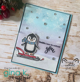 Playful Penguins Stamps