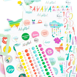 Delightful Enamel Dot Stickers