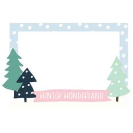 Winter Wonder Chipboard Frames