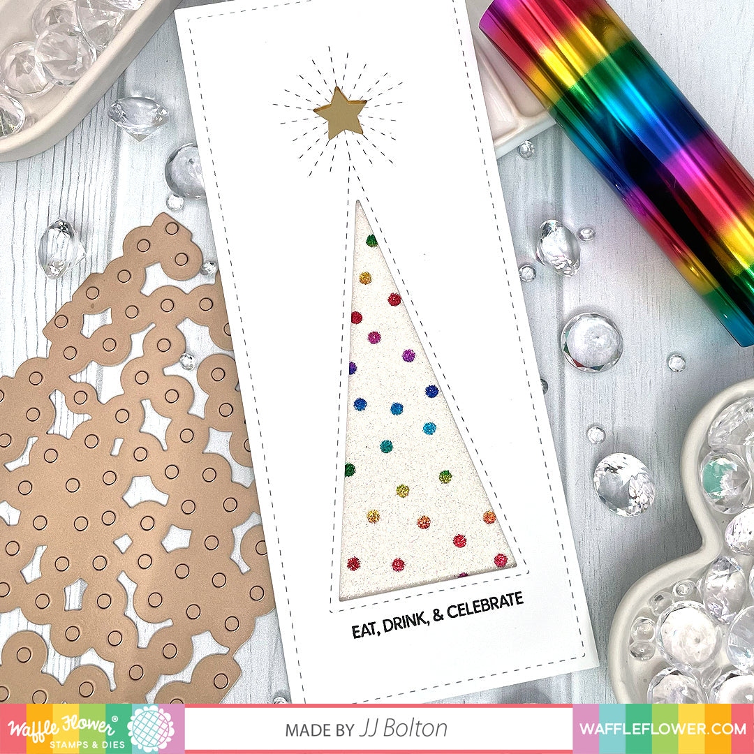 Random Dots Foil Plate