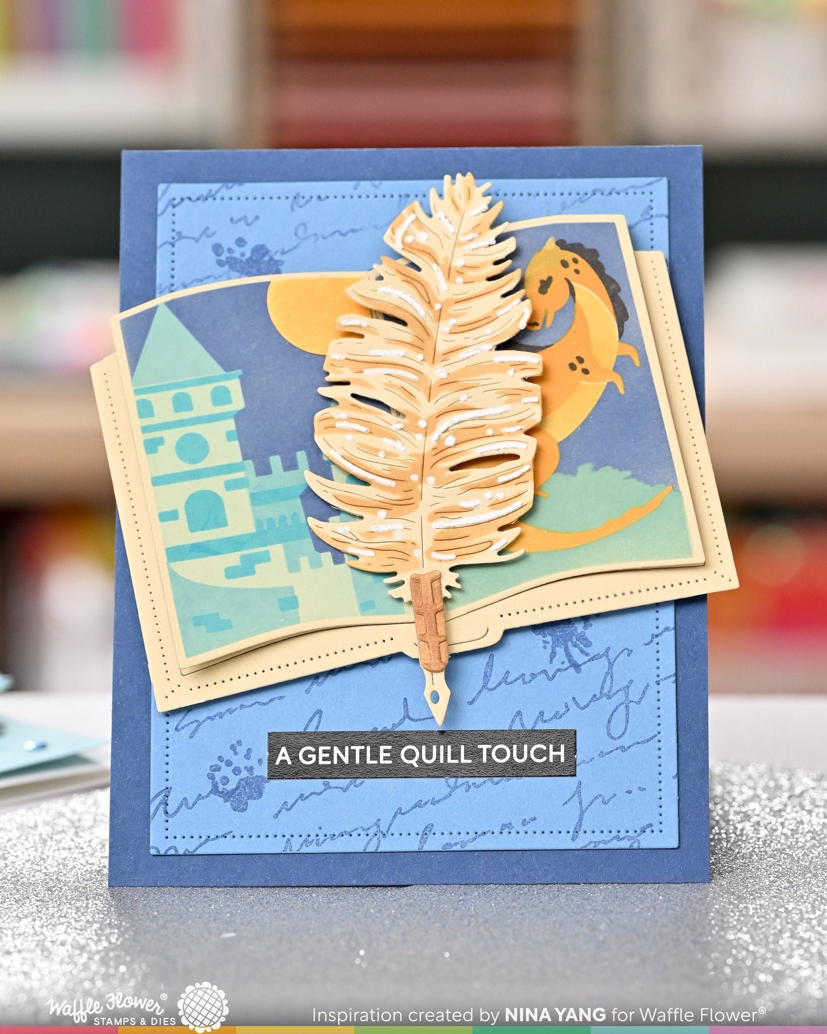 Subsentiments Quill Note Diecut