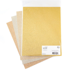 Essentials Glitter Cardstock 8.5"X12" Metallics