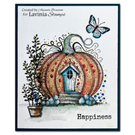 LAV818 Pumpkin Lodge Stamp