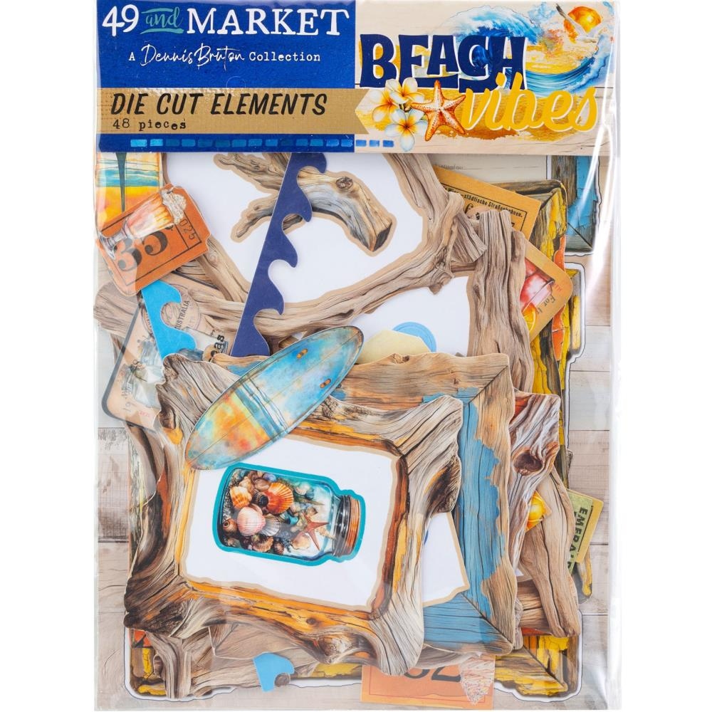 Beach Vibes Die-Cuts Elements