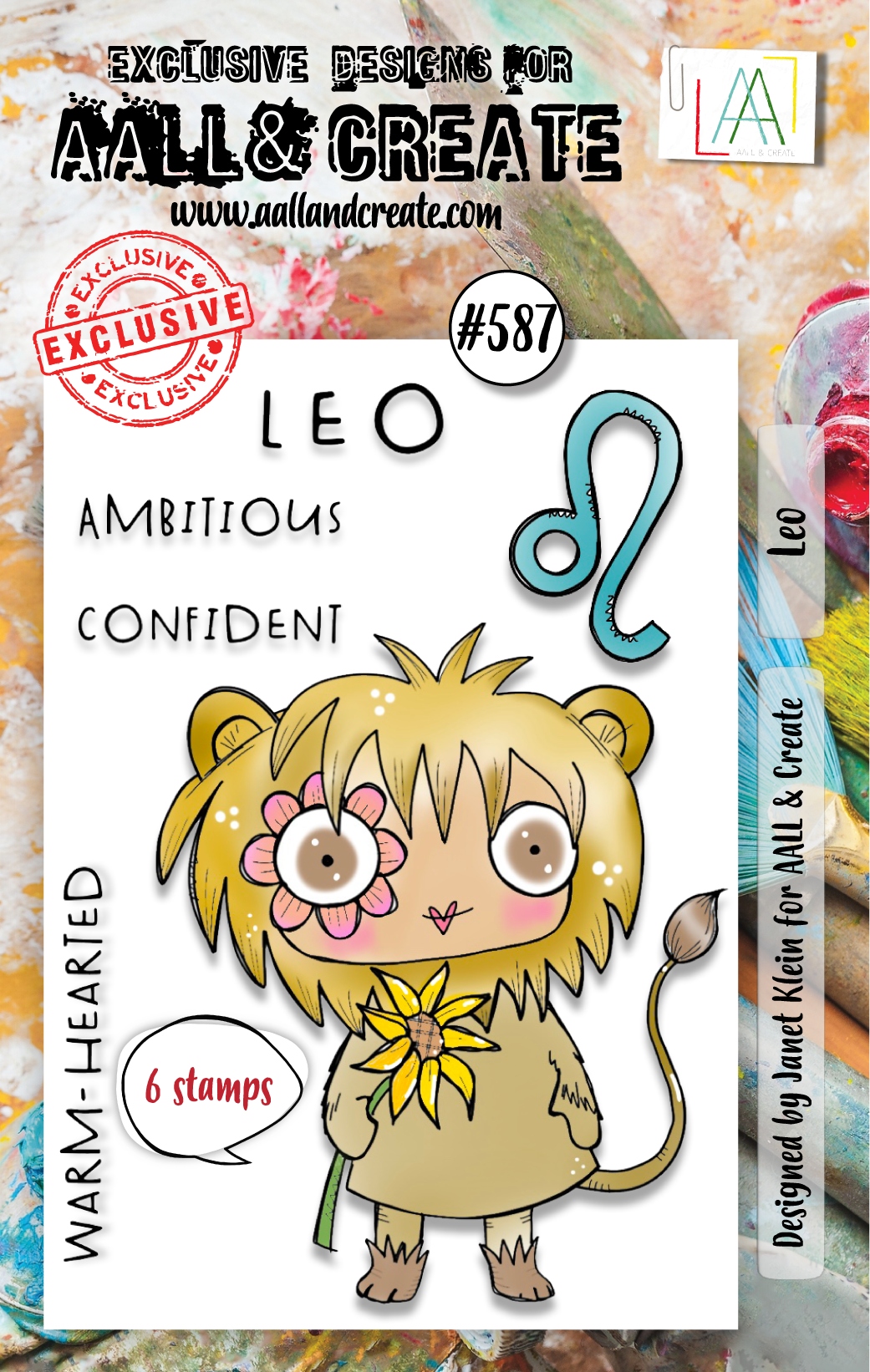 #0587 Leo A7 Clear Stamp Set