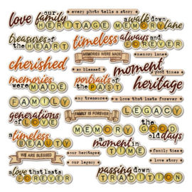 Nostalgic Memories Chipboard Set