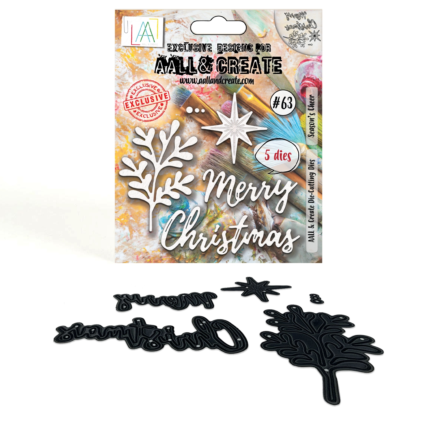 #063 Season’s Cheer Cutting Die Set