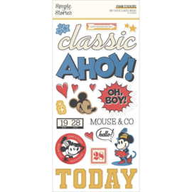 Say Cheese Classic Mouse Foam Stickers