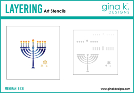 Menorah Stencil