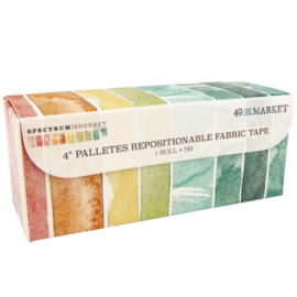 Spectrum Sherbert 4" Fabric Tape Roll Palletes
