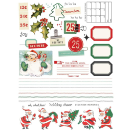 Holly Jolly Rub-Ons 6"X8"