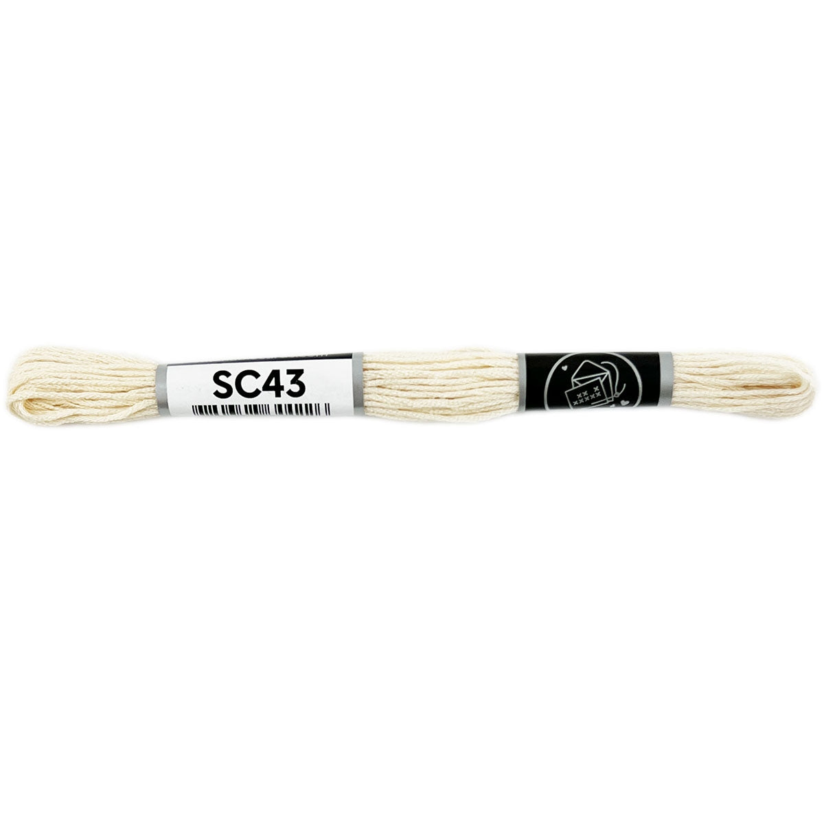 SC43 Embroidery Floss - Off White 5/pk