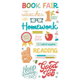Book Fair Foam Stickers