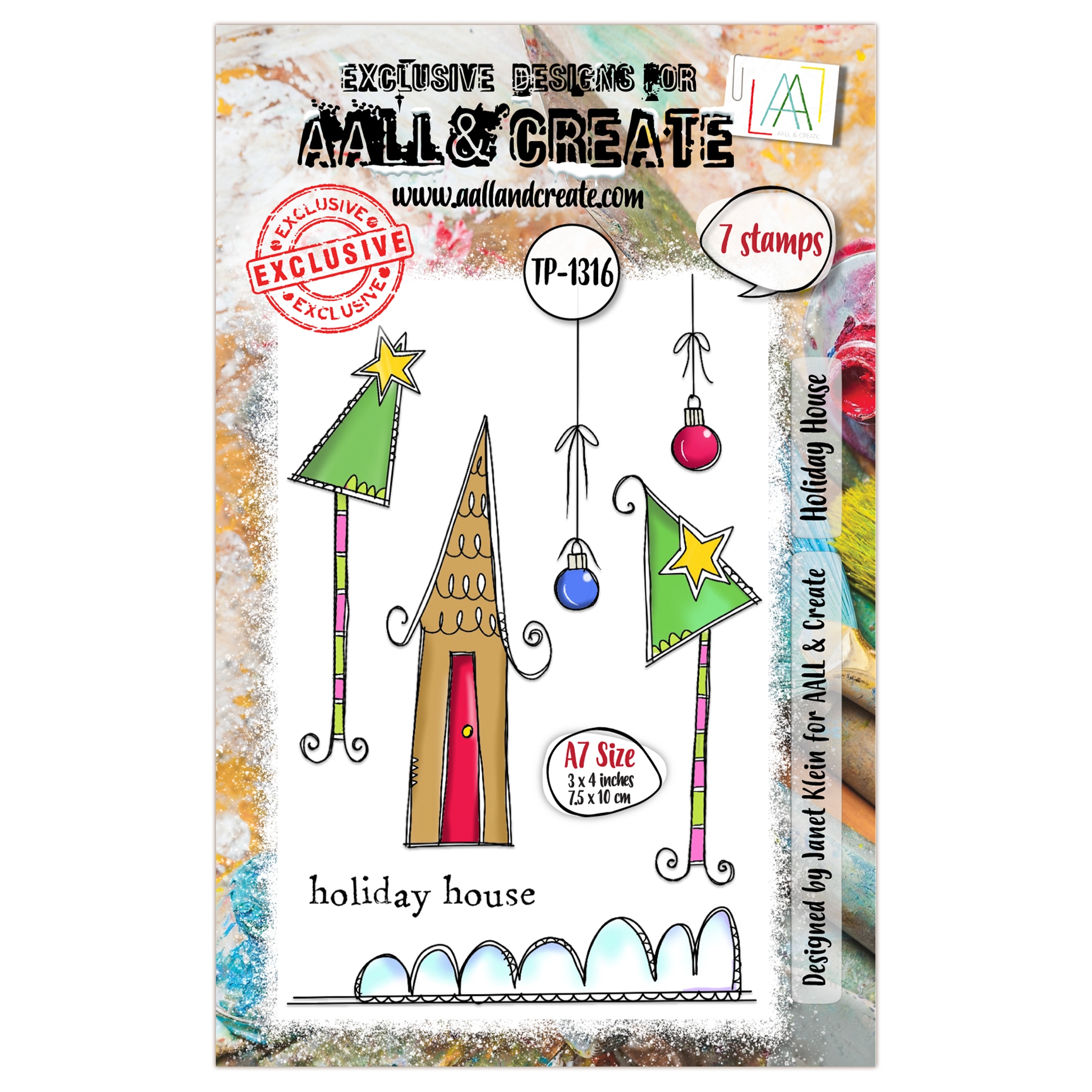 #1316 Holiday House A7 Stamp Set